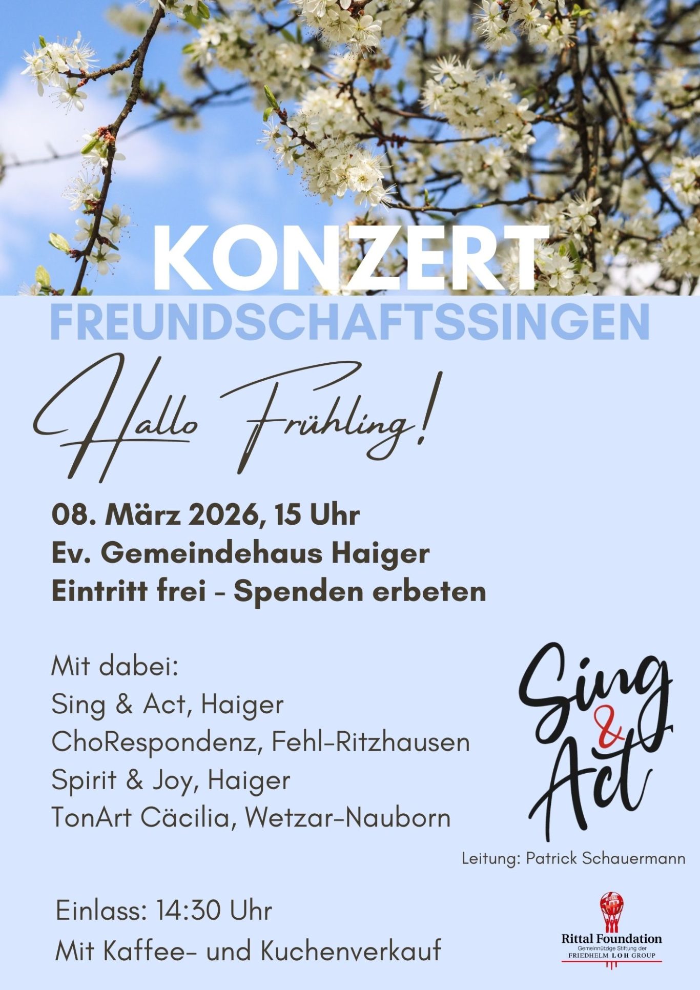 Freundschaftssingen in Haiger